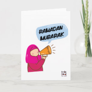 Ramadan Greetings - Cute Girl Card