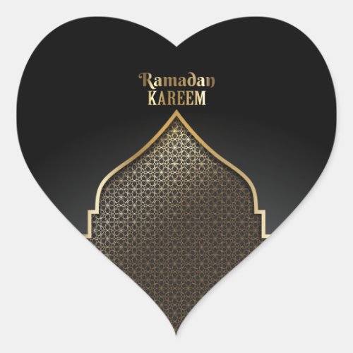 Ramadan Heart Sticker