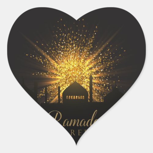 Ramadan Heart Sticker