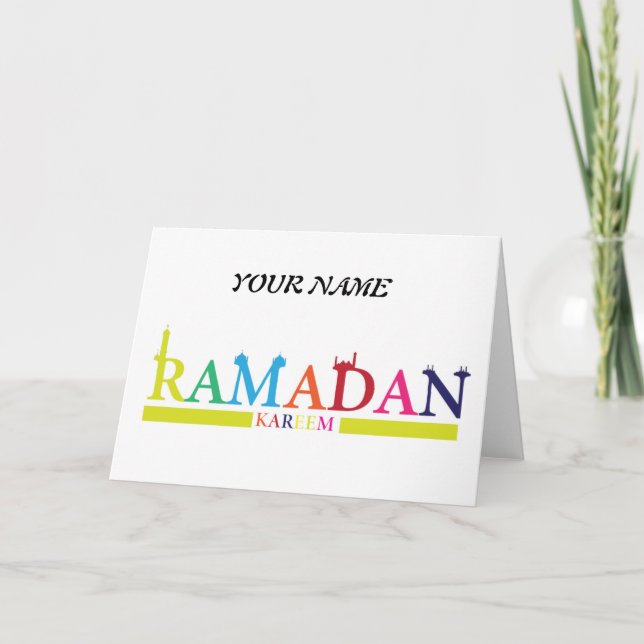 Ramadan Holiday Card (Front)