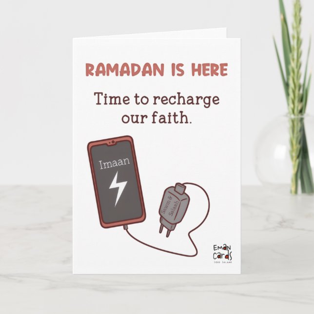 Ramadan - Holy Month Blessings Card (Front)