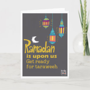 Ramadan - Holy Month Blessings - Taraweeh Card