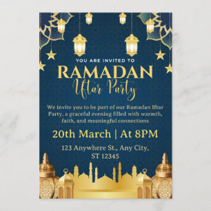 Ramadan Iftar Invitation Card