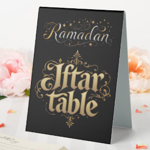 Ramadan Iftar table Tent