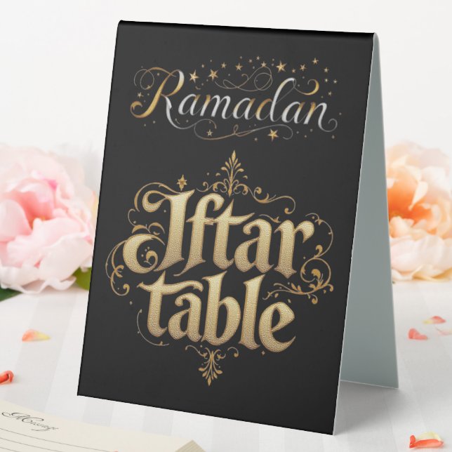  Ramadan Iftar table Tent (In SItu (Wedding))