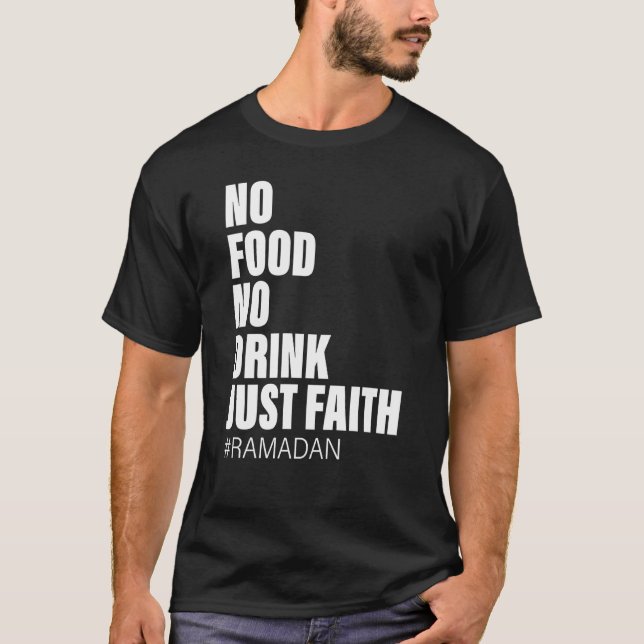 Ramadan Kareem 2023 Islamic Fasting Outfit for Men T-Shirt (Front)