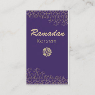 Ramadan Kareem Calling Card