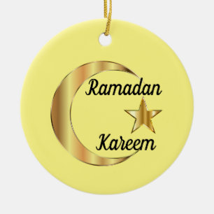 Ramadan Kareem ceramic ornament