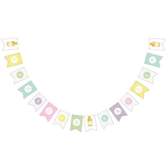 RAMADAN KAREEM COLOURFUL V2 BUNTING FLAGS (All)