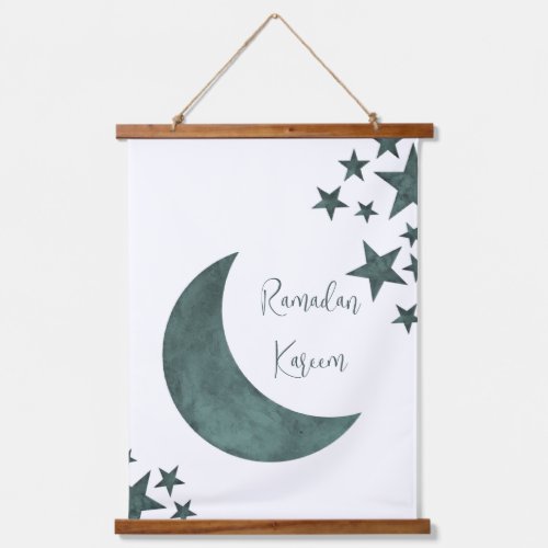 Ramadan Kareem crescent Islam mubarak stars Hanging Tapestry