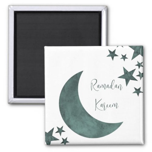 Ramadan Kareem crescent Islam mubarak stars Magnet