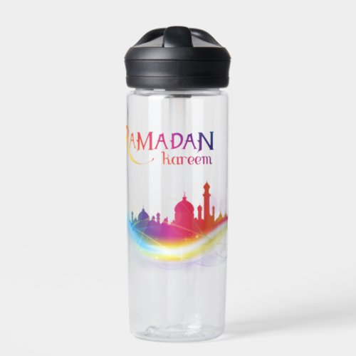 Ramadan Kareem Custom_Cut Vinyl Sticker Water Bottle