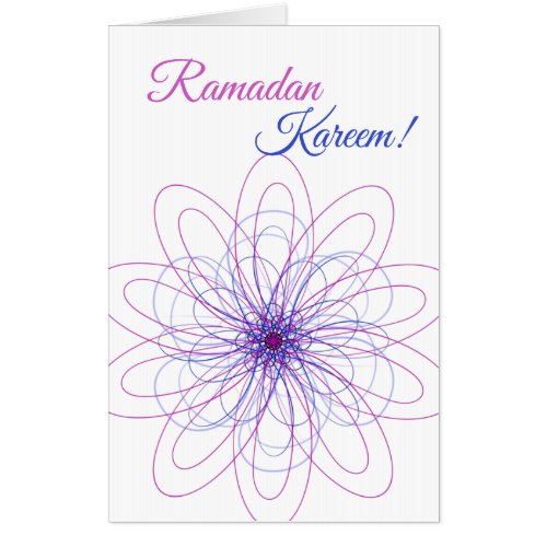 Ramadan Kareem  Custom Message Big Greetings Card