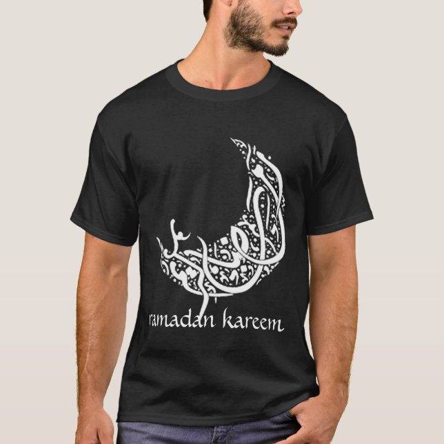 Ramadan Kareem (Dark Colors) T-Shirt (Front)