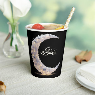 RAMADAN KAREEM DECOR RAMADAN MUBARAK PAPER CUPS