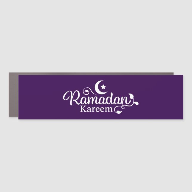 Ramadan Kareem Decorative Car Magnet (Front)