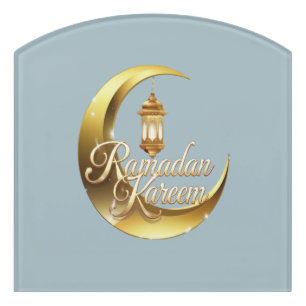 Ramadan Kareem Door Sign