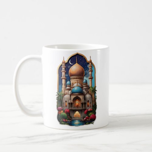 Ramadan Kareem Festive Stickers for ramadan Coffee Mug