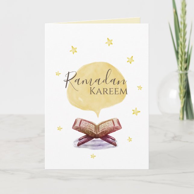 Ramadan Kareem Gift card (Front)
