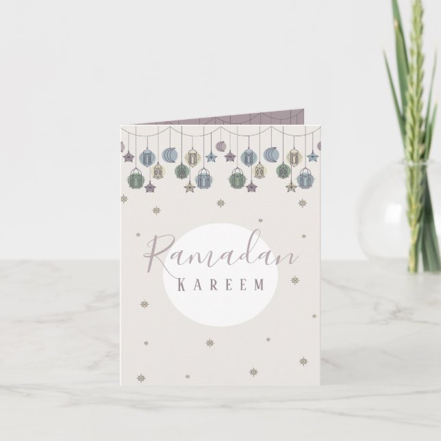 Ramadan Kareem Greeting card ,gift card (Front)