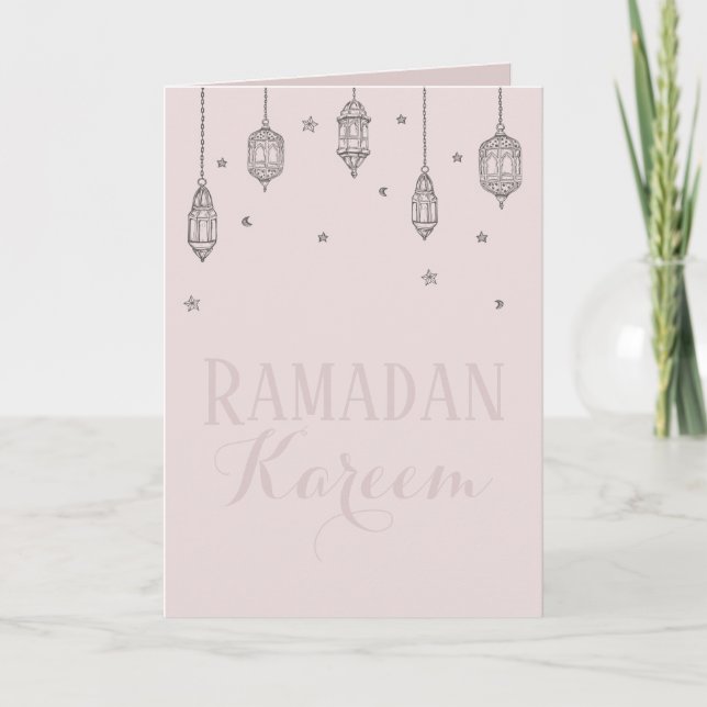 Ramadan Kareem Greeting card ,gift card (Front)