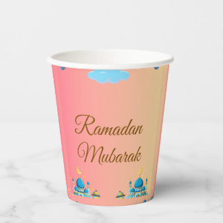 Ramadan Kareem Greeting Paper Cups