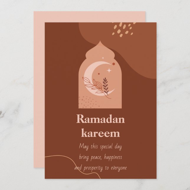 Ramadan Kareem  Holiday Card (Front/Back)