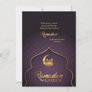 Ramadan Kareem Holiday Card