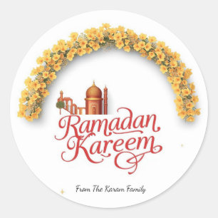 Ramadan Kareem holiday Classic Round Sticker