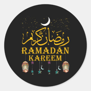 Ramadan Kareem Islamic Fasting For Classic Round Sticker