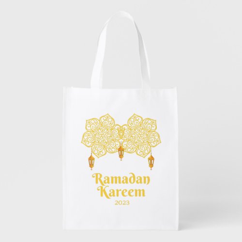 Ramadan Kareem Meaning _ Eid Mubarak 2023     Grocery Bag