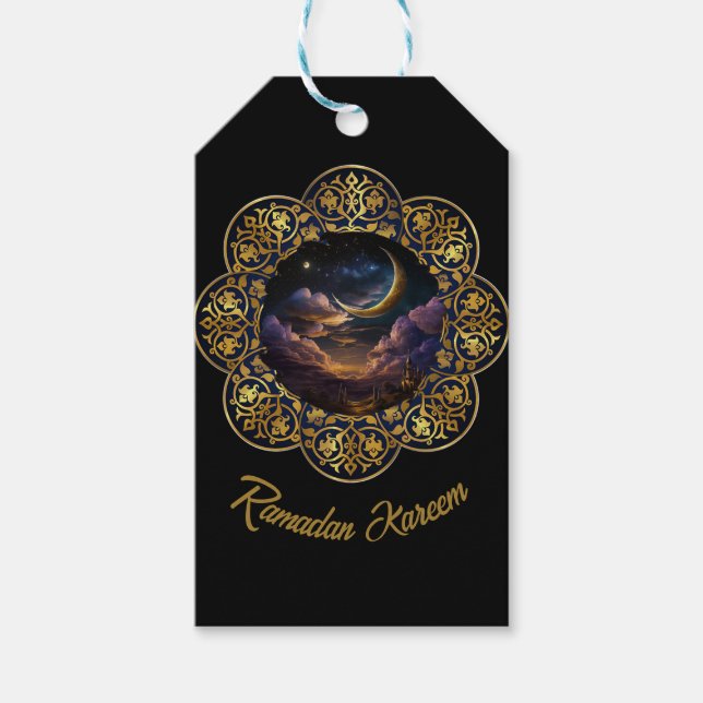 RAMADAN KAREEM MUBARAK 2026 GIFT TAGS (Front)