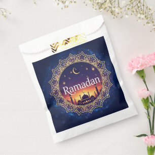 Ramadan Kareem Mubarak Crescent Islam Iftar Suhoor Favor Bag