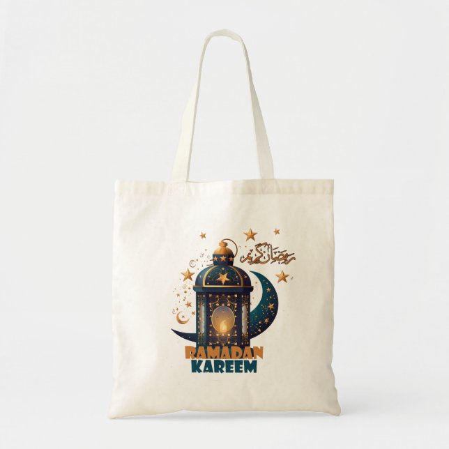 Ramadan Kareem Mubarak Lantern ramadan 20246 Tote Bag (Front)
