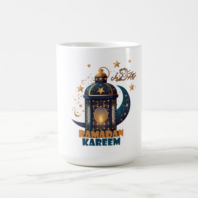 Ramadan Kareem Mubarak Lantern ramadan 2024  Coffee Mug (Center)