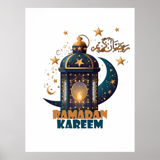 Ramadan Kareem Mubarak Lantern ramadan 2024  Poster (Front)
