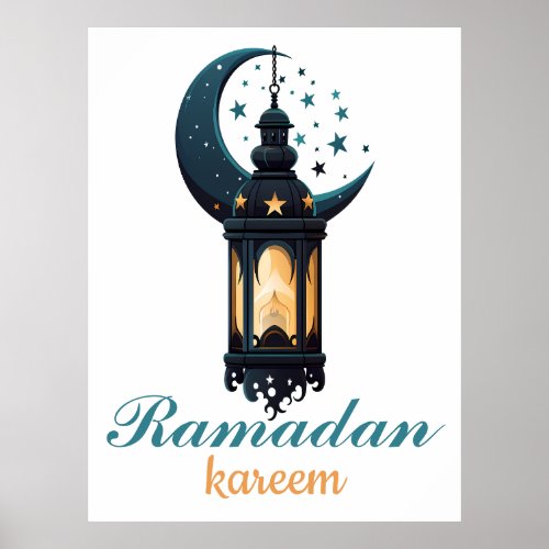 Ramadan Kareem Mubarak Lantern ramadan 2024 Poster