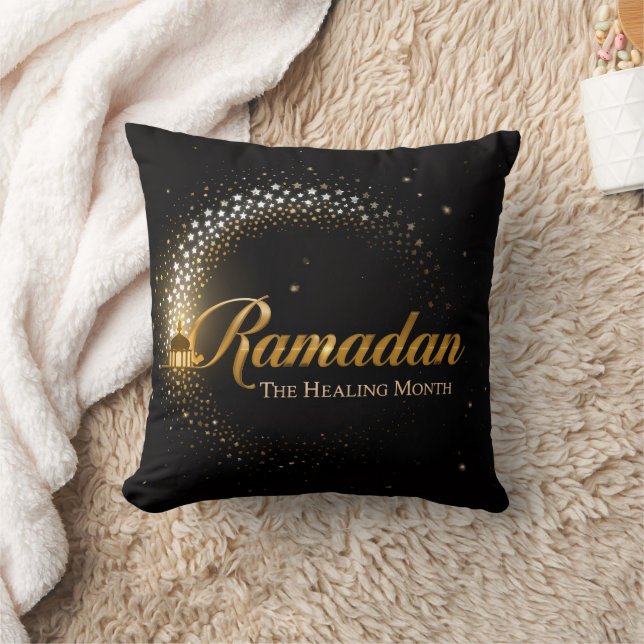 Ramadan Kareem Mubarak Lantern Ramadan 2026 Throw  Throw Pillow (Blanket)