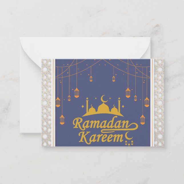Ramadan Kareem  Note Card (Front)