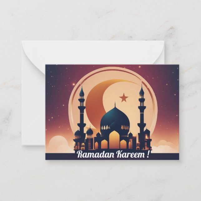 Ramadan Kareem ! Note Card (Front)