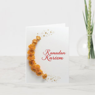 Ramadan Kareem Personalized Holiday Modern Card