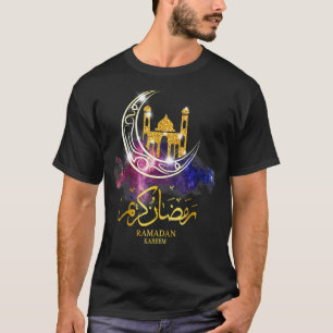 Ramadan Kareem Pray For Muslims Mubarak Islam Moon T-Shirt