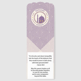 Ramadan Kareem Quranic Verse Bookmark