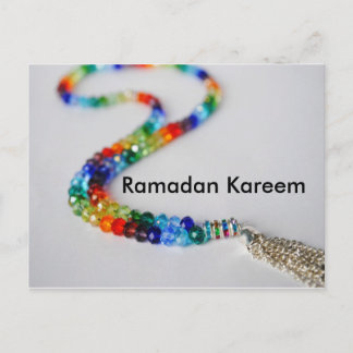 Ramadan Kareem Rainbow Postcard