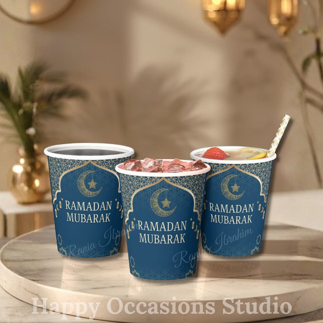 Ramadan Kareem Ramadan Mubarak Paper Cups (Creator Uploaded)