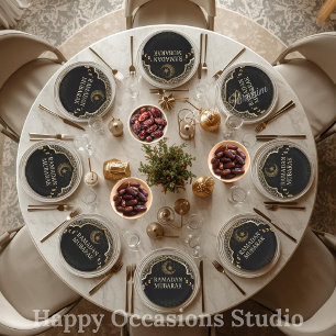 Ramadan Kareem Ramadan Mubarak Paper Plates