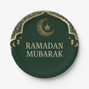 Ramadan Kareem Ramadan Mubarak Paper Plates