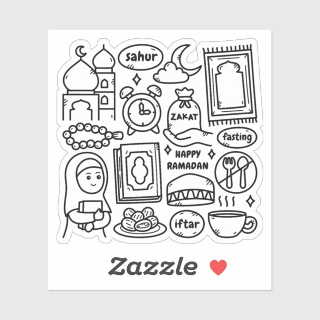 Ramadan Kareem Sticker (Sheet)