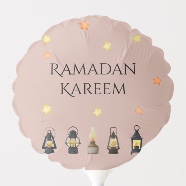 Ramadan Kareem Theme for Celebration Balloon (Front)