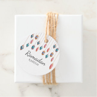 Ramadan Kareem theme gift Tag for celebration